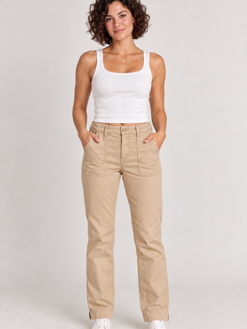 NWT Studio Blue Sophia Utility Pocket Pants